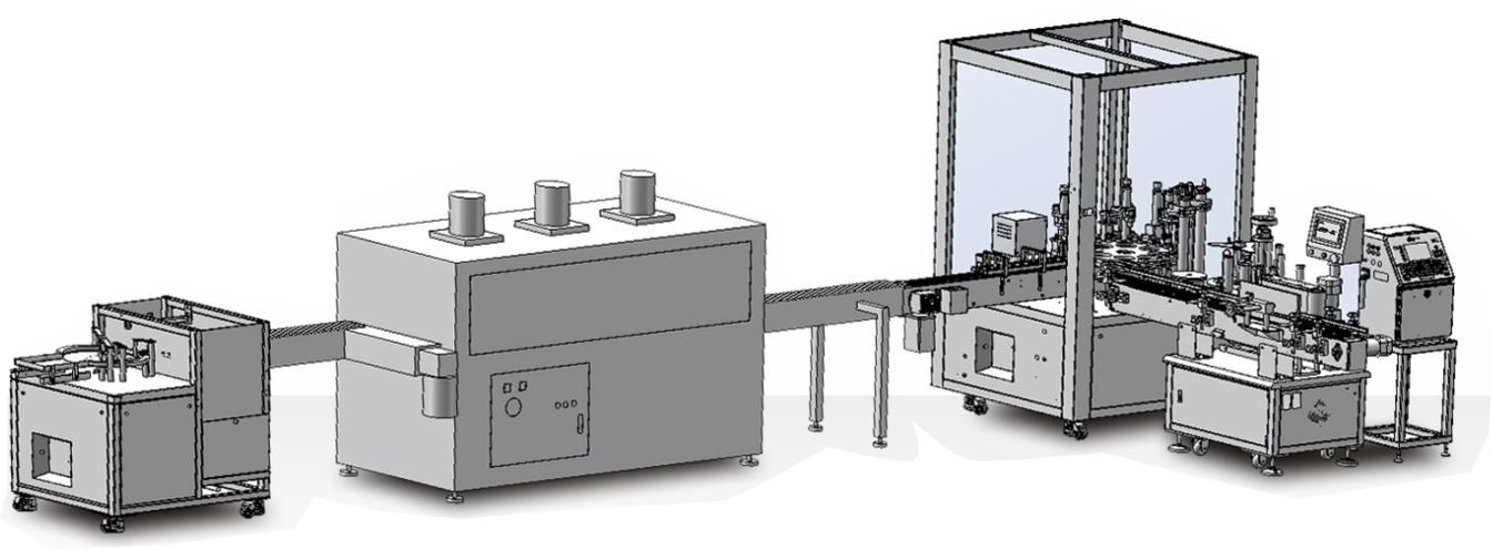 洗瓶烘瓶灌裝軋蓋線(xiàn)
